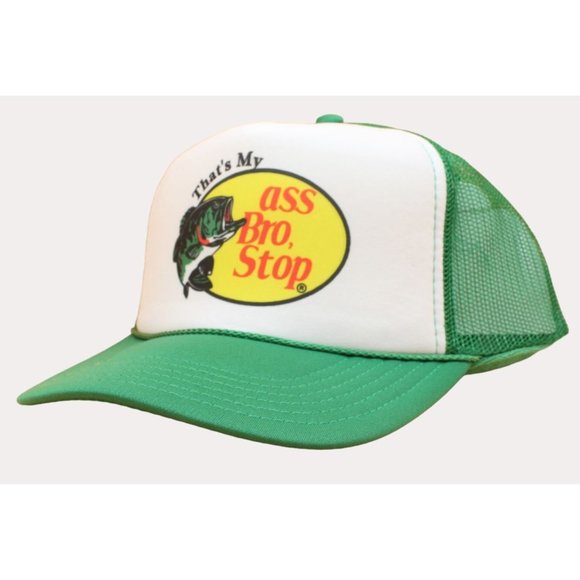 Ass Bro Stop Hat Mesh Hat New Adjustable Hat That's My Ass Bro Stop Hat - Picture 2 of 3
